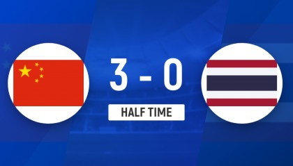 leyu体育app-半场-U17中国女足3-0泰国U17 杨兰闪击李启娴破门成宛迪建功